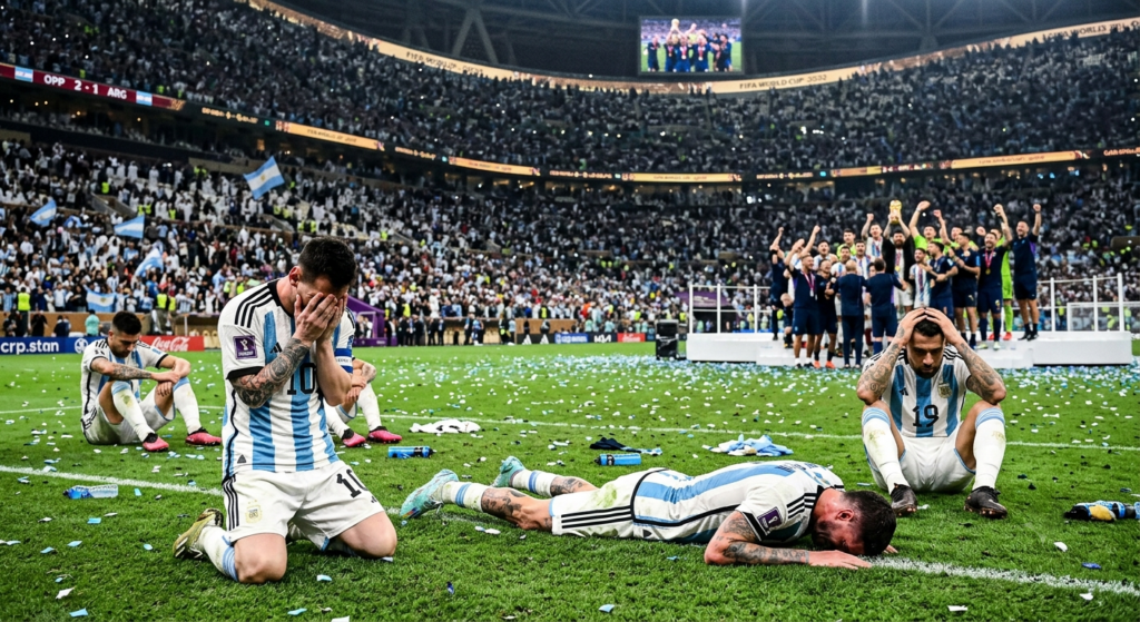 Défaite de l'équipe argentine